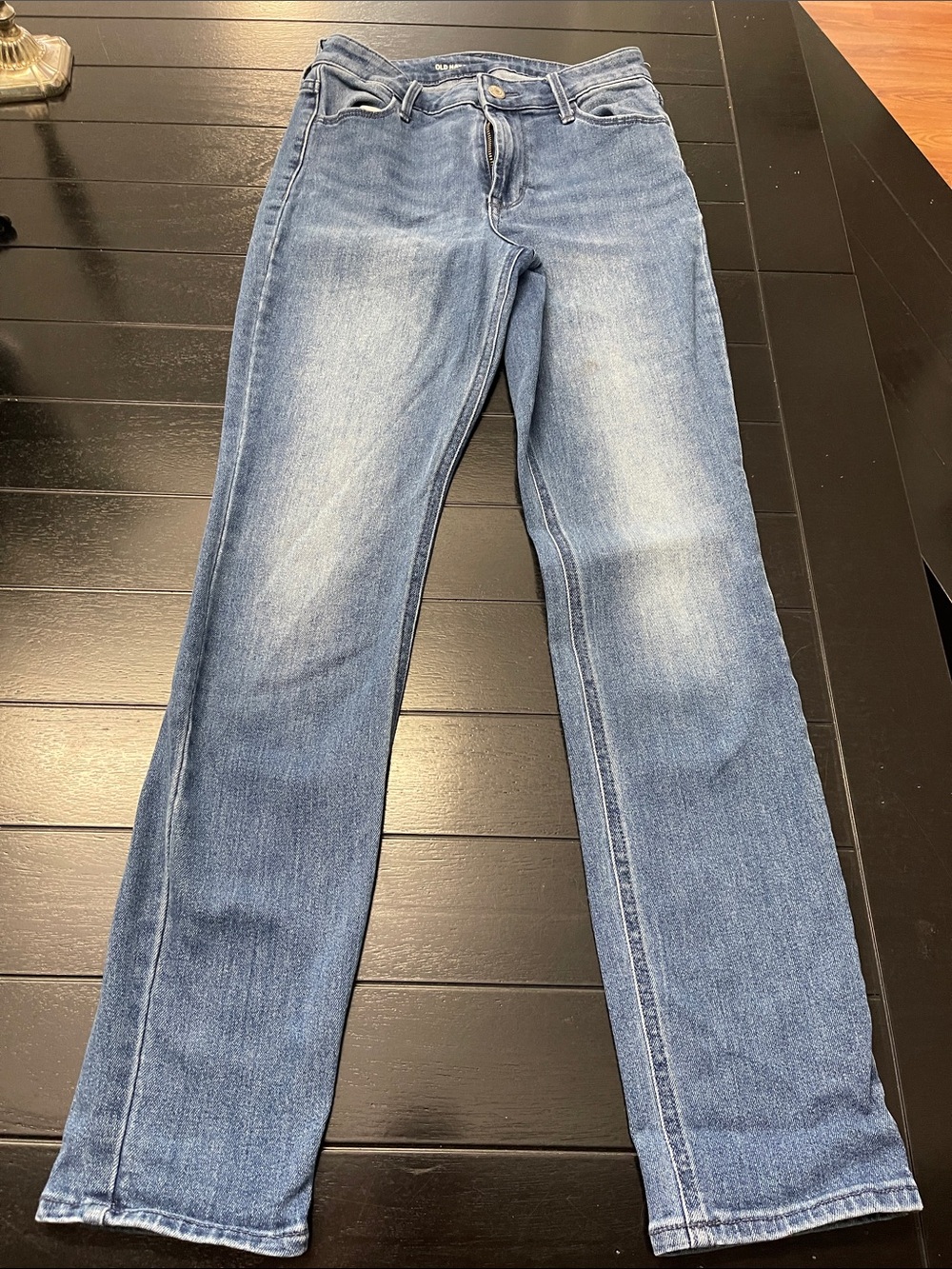 Old Navy Women's Light Wash Stretch Skinny Jeans (IN: 7)